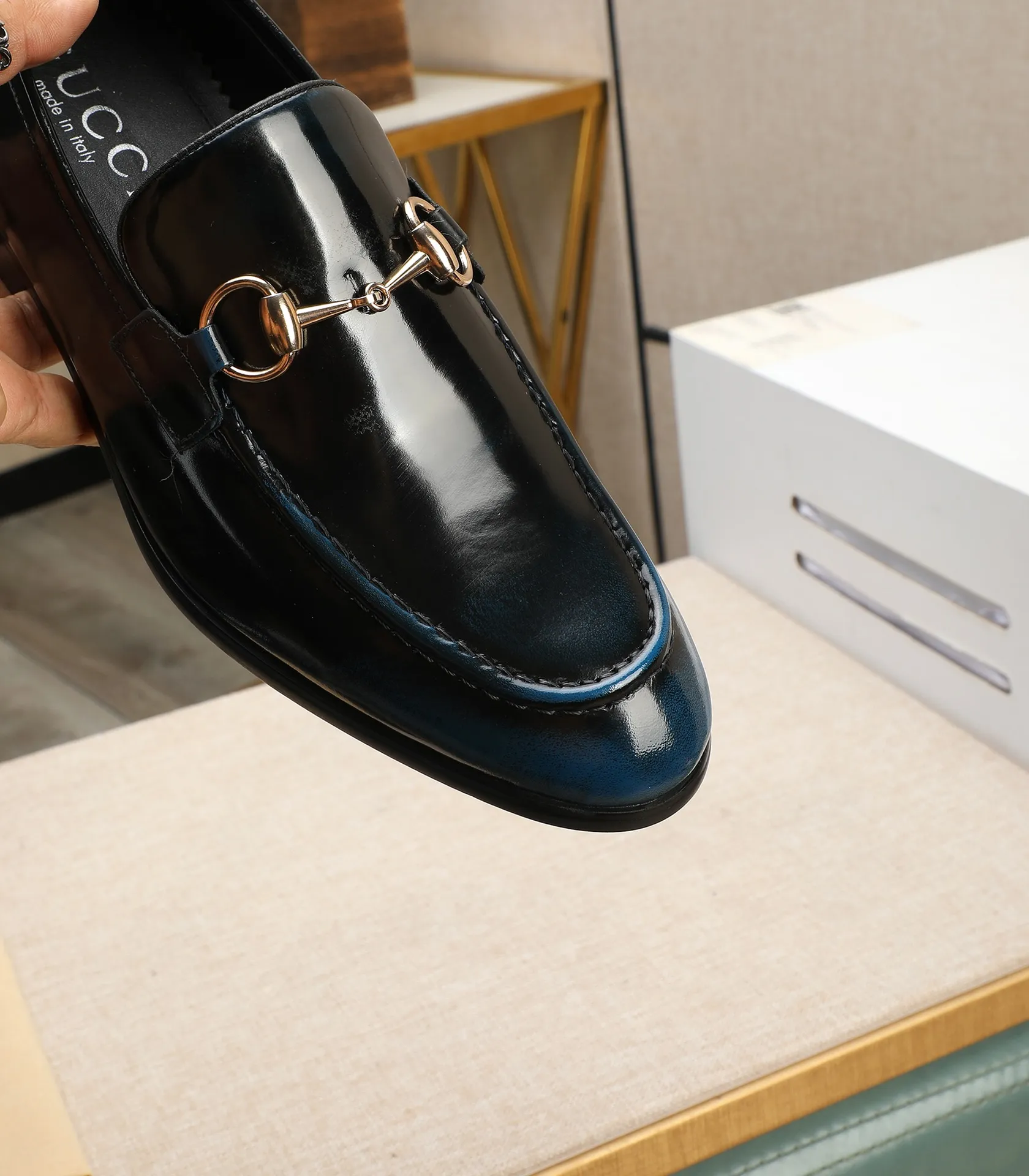 Men's shoes💰540📛📛Original (water-dyed cowhide) Gucci GUCCI official website formal shoes🌀 Italian🇮🇹imported cowhide➕top imported water-dyed cowhide lining💋Finely handmade original bottom, the real thing looks better when photographed in person Standard size 38-44